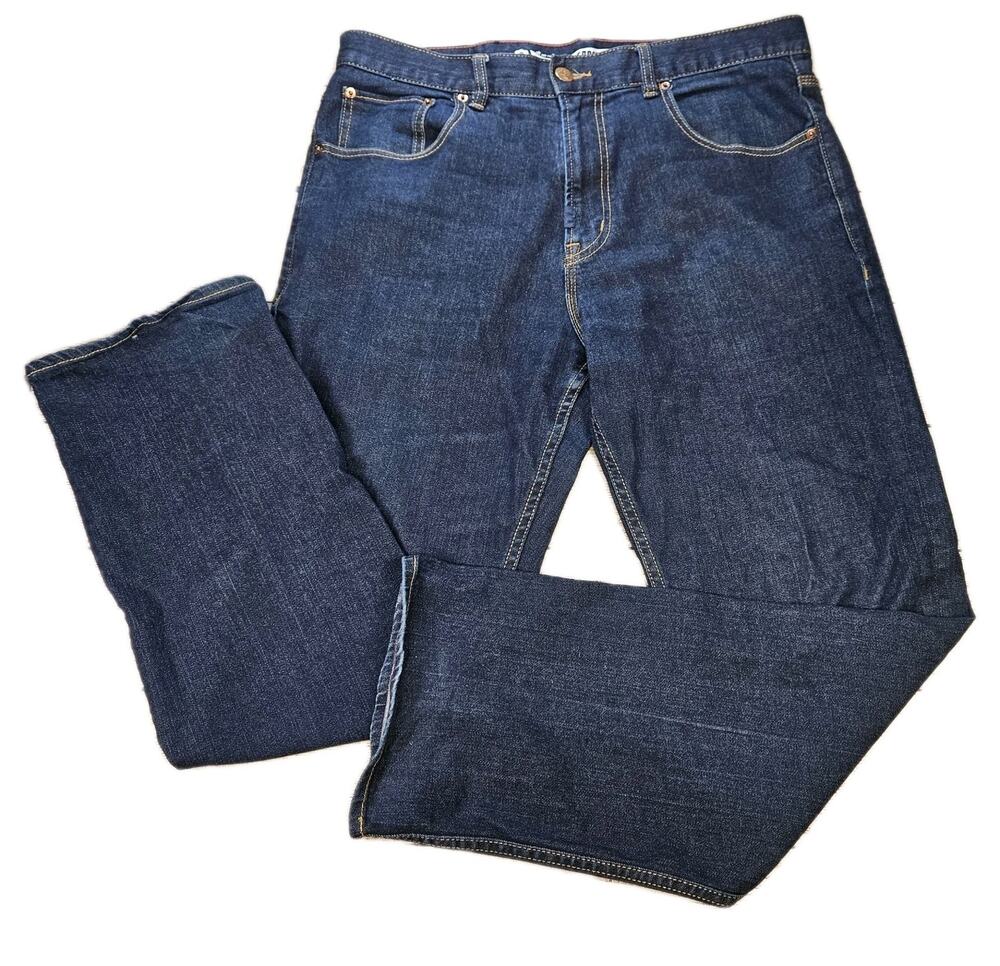 LRG Lifted Research Group Jeans Mens Size 36 Blue Denim Straight Classic C47 Fit